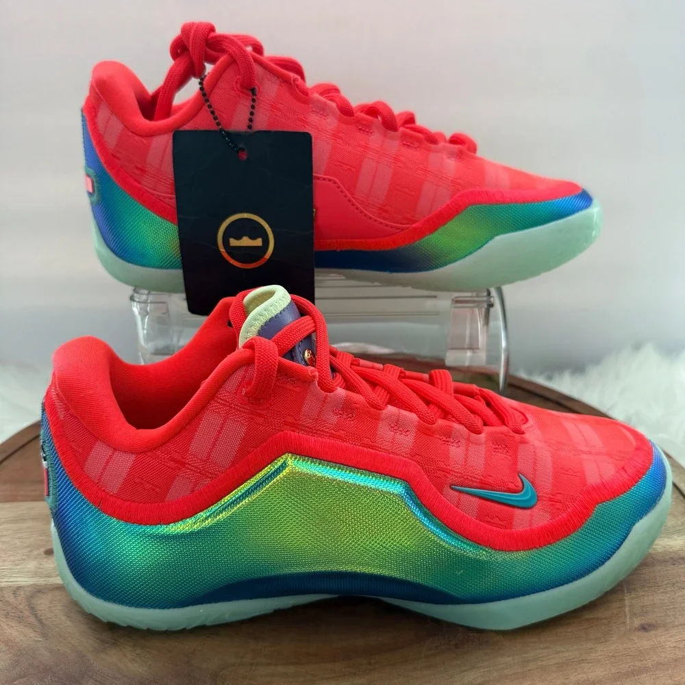 Nike Lebron 23 'Stocking Stuffer' Metallic Green Sneakers Sz 7Y NWOB- IQ6708-600